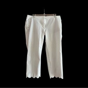 Talbots White Capris with cute style look at pics